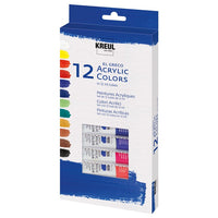 Set of 12 Tubes of El Greco Acrylic Paints