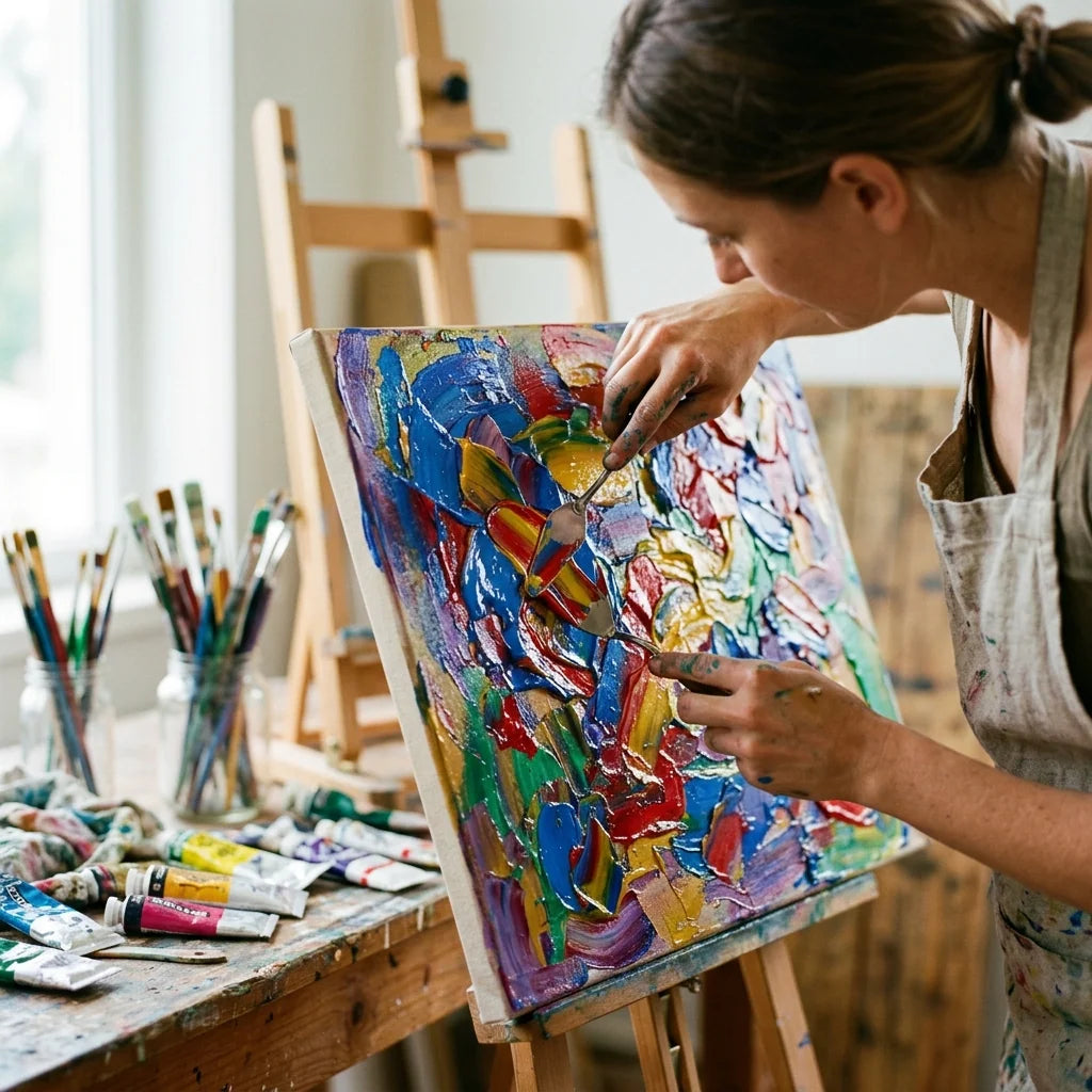Building Texture and Relief on Canvas