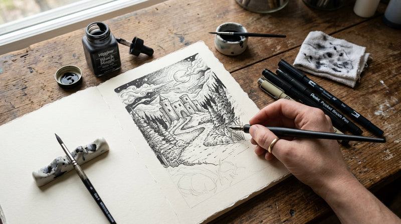 ARTMIE Inktober: Пълно ръководство за ежегодното предизвикателство за артисти