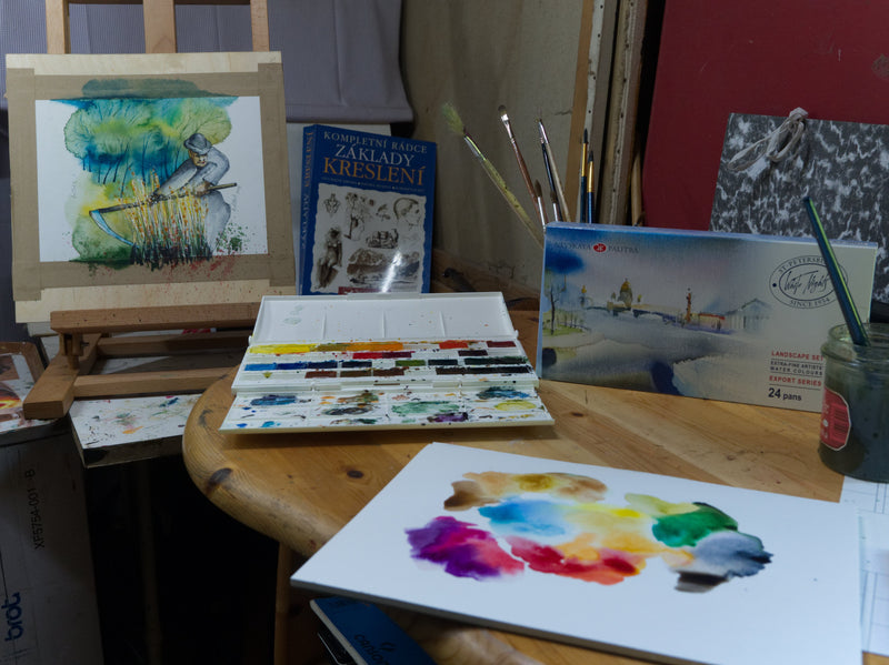 Don't Be Afraid of Watercolor. First Impressions of White Nights Watercolors