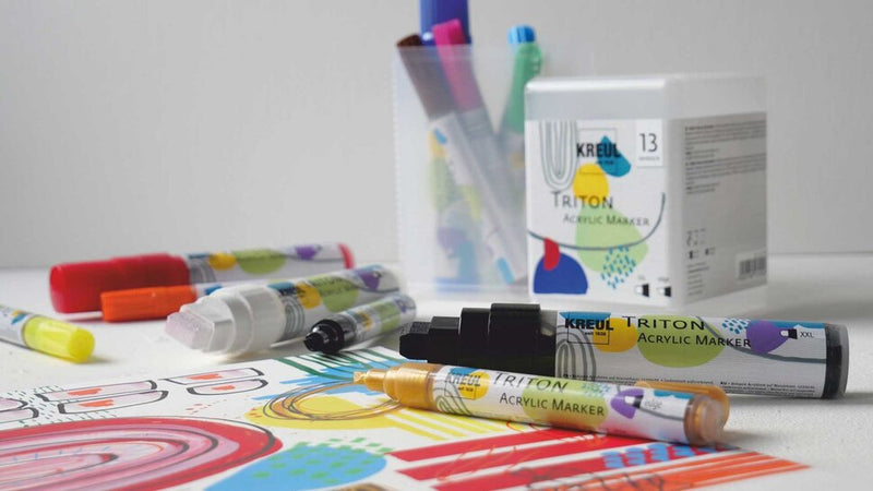 От скициране до рисуване: KREUL Triton Acrylmarker са в крак с теб