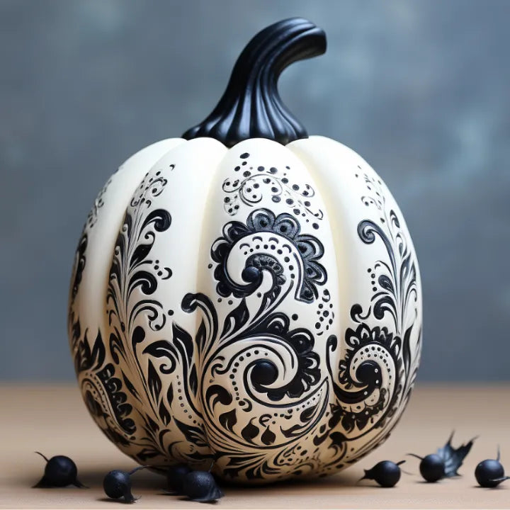 Как да си изрисуваме тиква с техниката Zentangle?