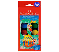 12-Color Watercolors, 24 mm
