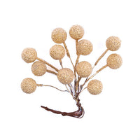 3D Decorative Golden Berry Branches