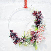 3D Decorative Leaves Covered in Frost, Set of 5