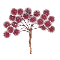 3D Decorative Red Berry Branches