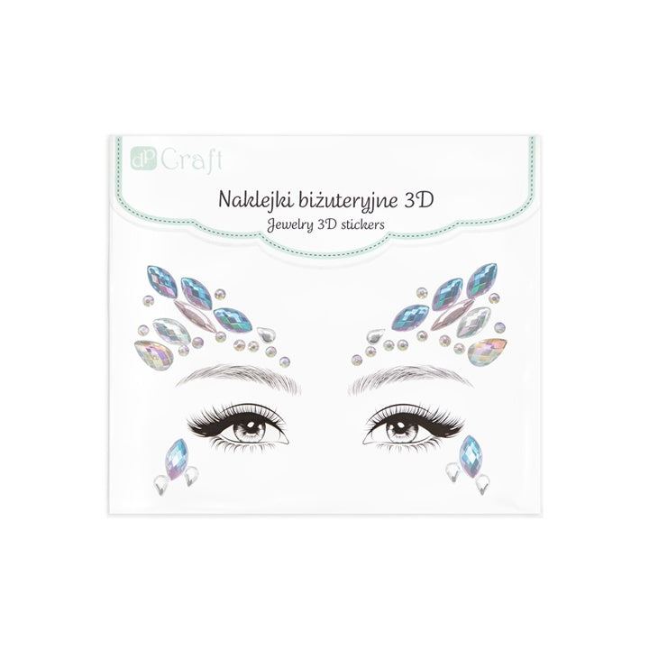 3D Face Stickers with Gems
