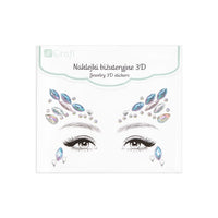3D Face Stickers with Gems – Night Beauty