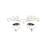 3D Face Stickers with Gems – Innocent White