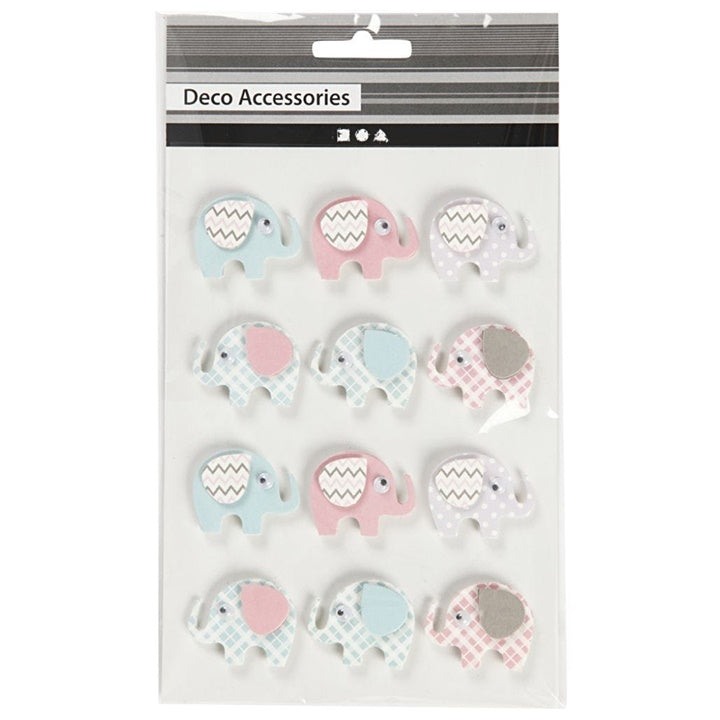3D Little Elephant Stickers