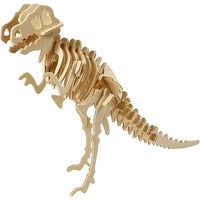 3D Wooden Dinosaur Model