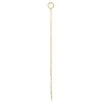 50 mm Eye Pins with Loop, Gold