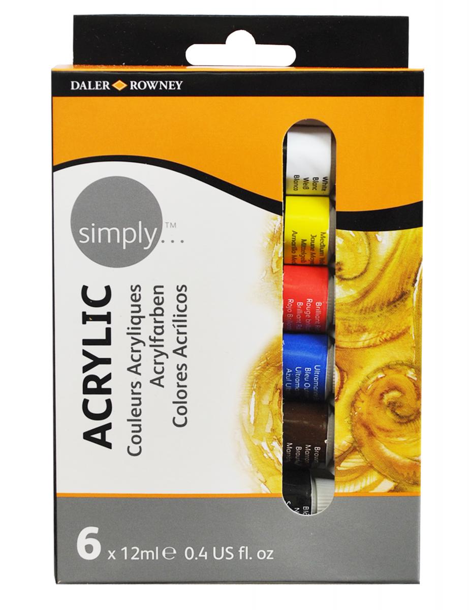 Daler- Rowney - akrilni set 6 x 12ml