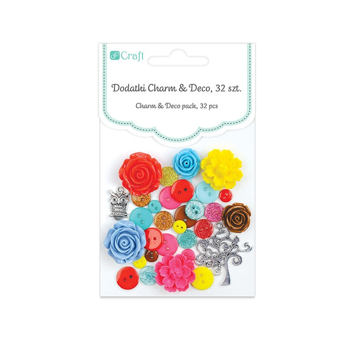 Dekorativni dodaci Charm & Deco Juicy - 32 kom