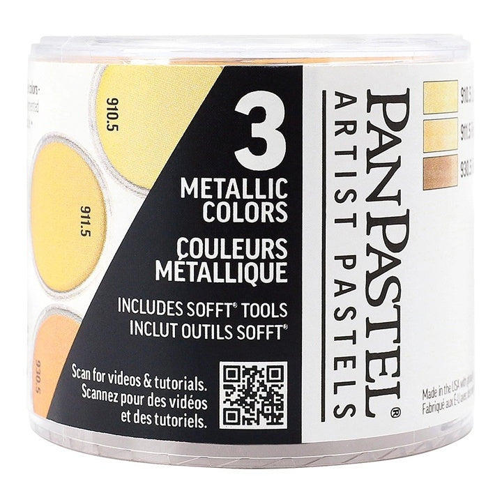 Set metalnih pastela PanPastel - zlatni