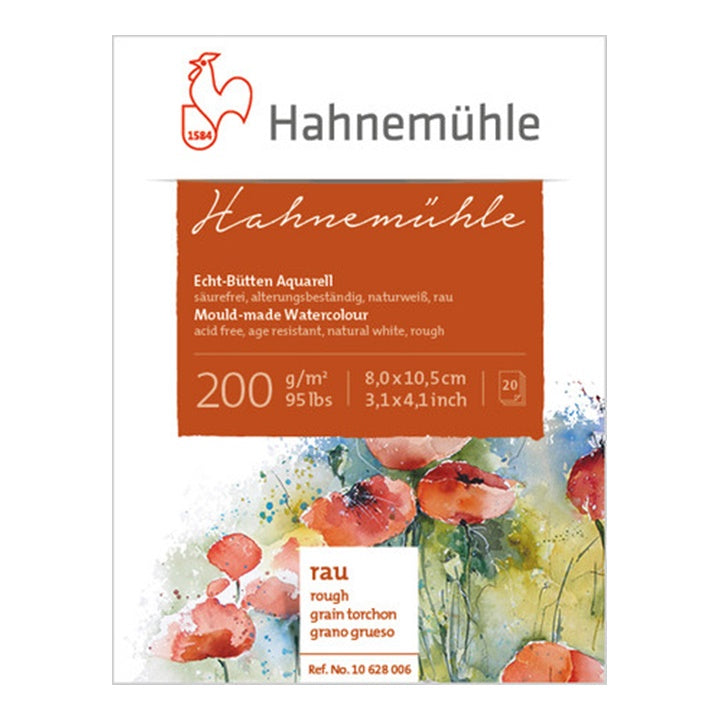 Hahnemühle grubi akvarel papir 8x10,5 cm