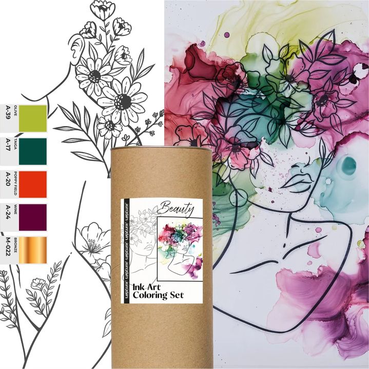 Set tinte KAMENSKAYA 'BEAUTY'