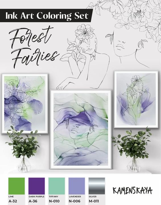 Set tinte KAMENSKAYA 'FOREST FAIRIES'