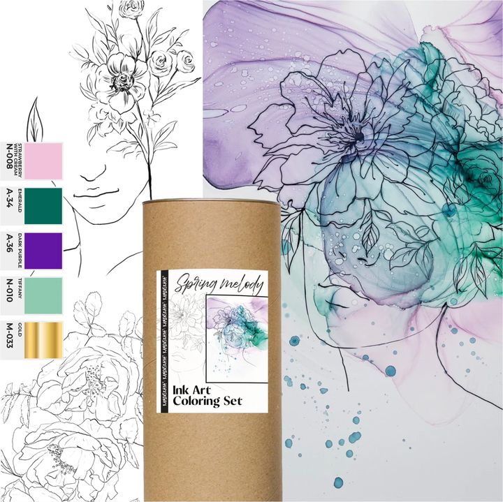 Set tinte KAMENSKAYA 'SPRING MELODY'
