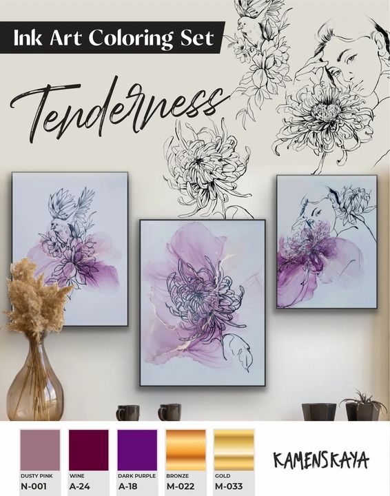 Set tinte KAMENSKAYA 'TENDERNESS'