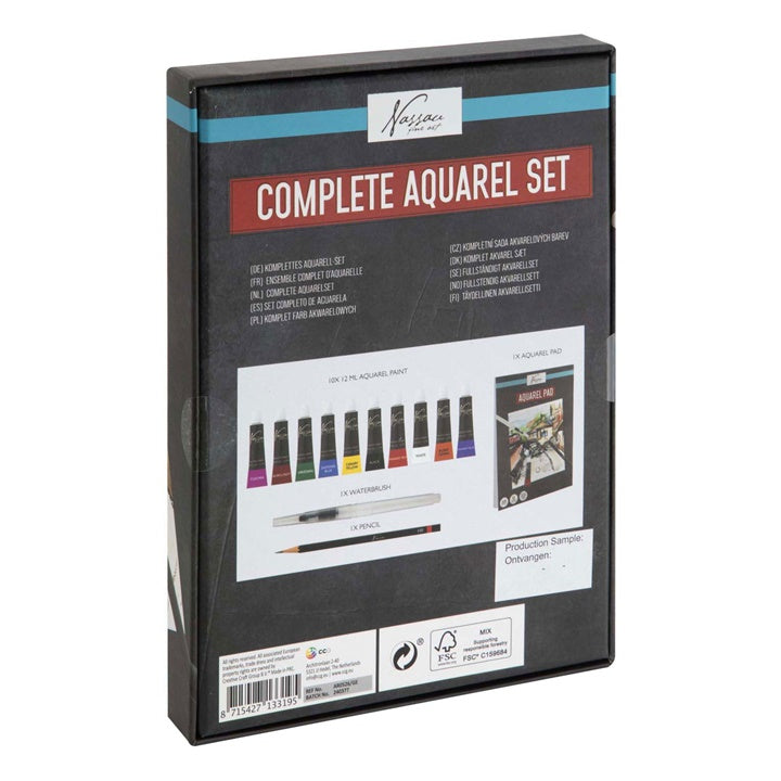 Set akvarela Nassau | Set od 13 dijelova