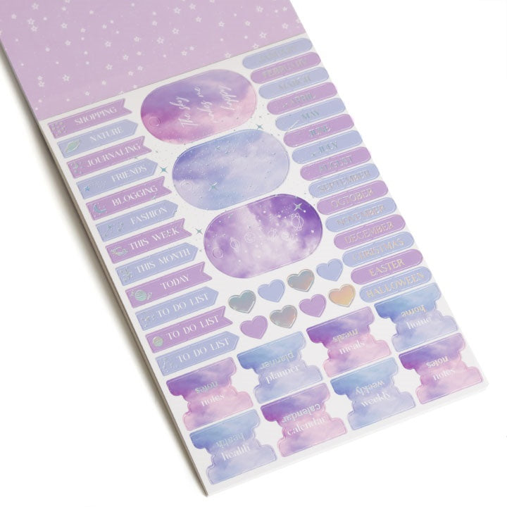 Scrapbooking blok papir A5 24 lista ljubičasti
