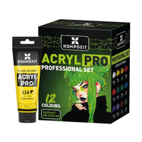 ACRYL PRO PROFESSIONAL Acrylic Paint Set 12x75 ml — image 1