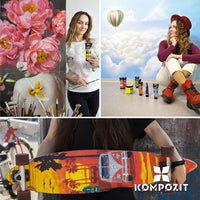 ACRYL PRO PROFESSIONAL Комплект акрилни бои 12x75 ml — изображение 7