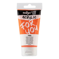 Acrylic Paint DARWI Acryl 75 ml – Pyrrole Vermilion