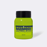 Acrylic paint Maimeri Acrilico 500 ml – Permanent Yellowish Green