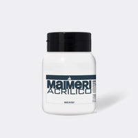 Acrylic paint Maimeri Acrilico 500 ml – Zinc White