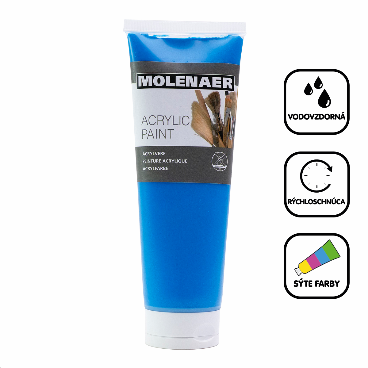 Acrylic Paint Molenaer 250 ml – Blue