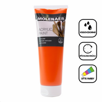 Acrylic Paint Molenaer 250 ml – Orange