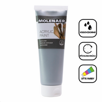 Acrylic Paint Molenaer 250 ml – Silver