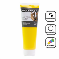 Acrylic Paint Molenaer 250 ml – Yellow