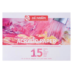 Acrylic Paint Paper Pad, 15 Sheets | Various Formats — Image 1