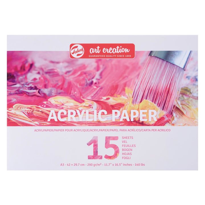 Acrylic Paint Paper Pad, 15 Sheets | Various Formats — Image 2