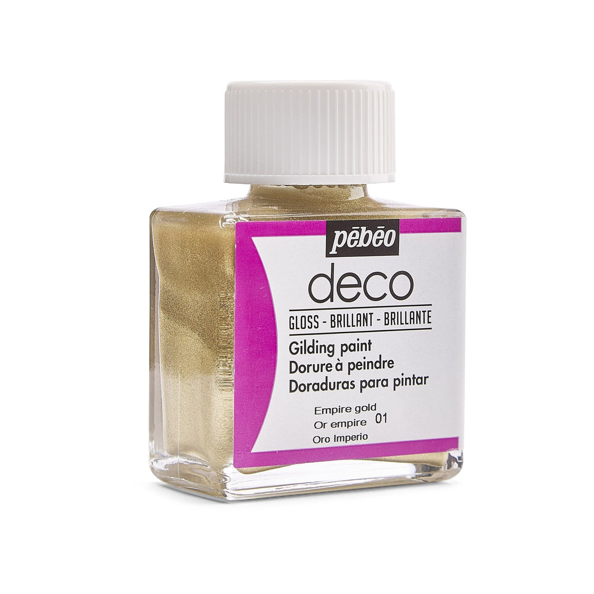 Acrylic Paint PEBEO Deco Gloss Gold 75 ml