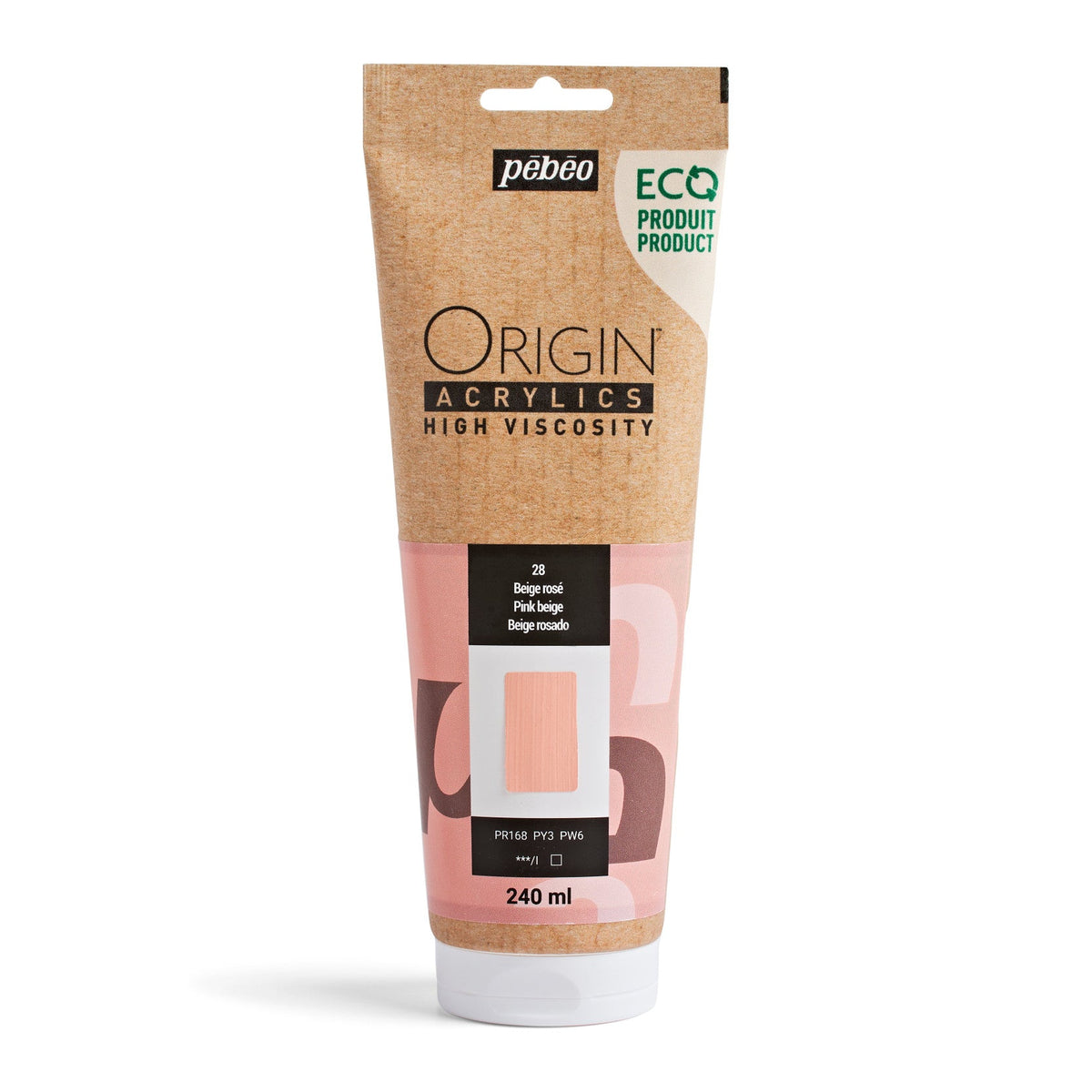 Acrylic paint PEBEO Origin 240 ml – Pink Beige