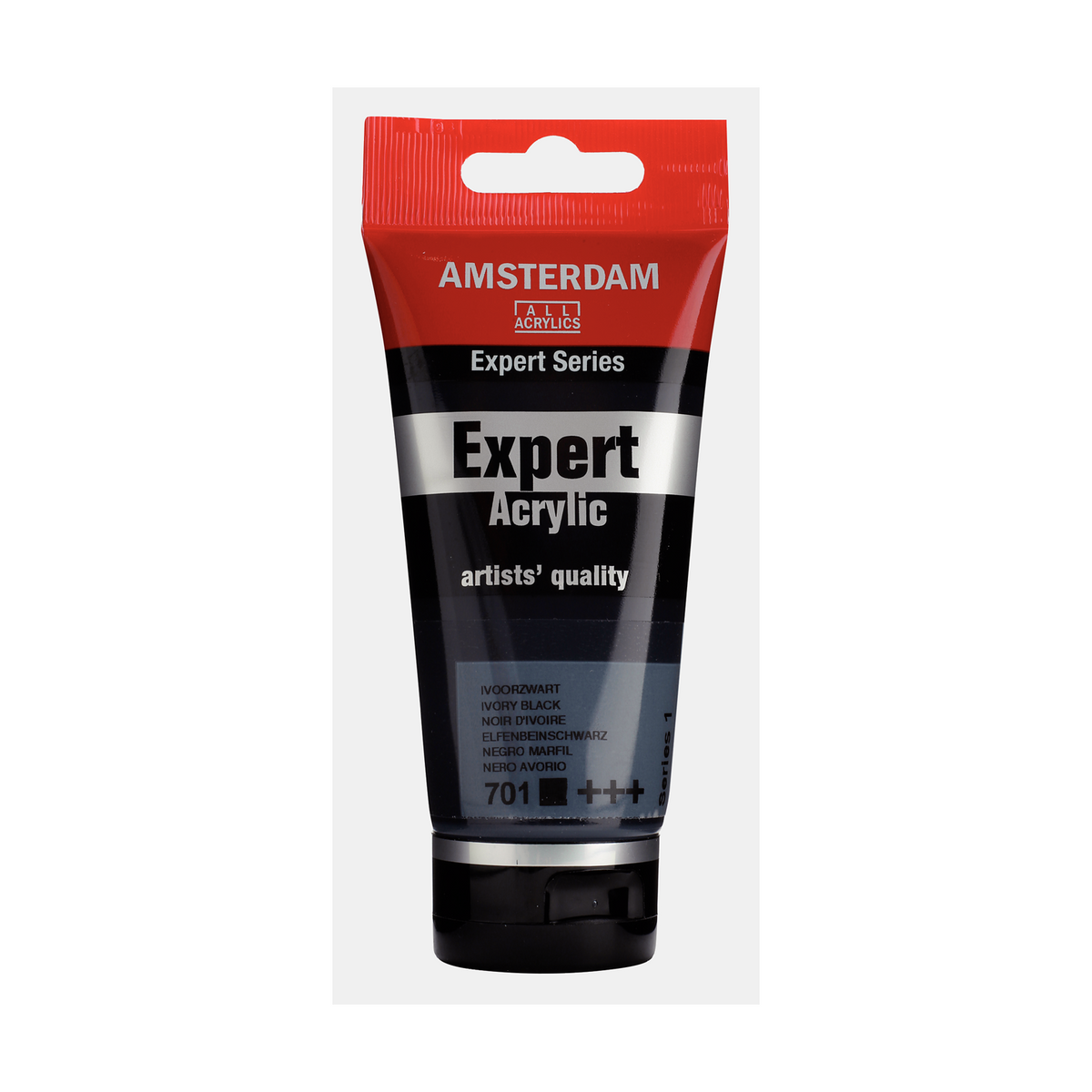 Acrylic Paint ROYAL TALENS Amsterdam Expert 75 ml – Ivory Black