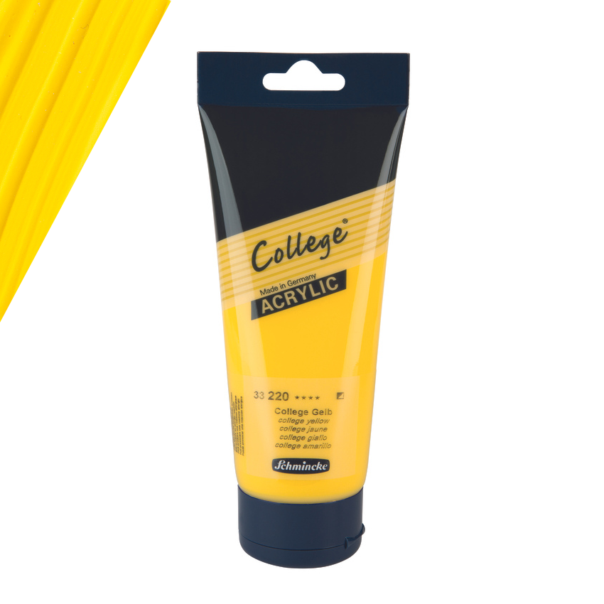 Acrylic Paint Schmincke College Acrylic 100 White – 200 ml
