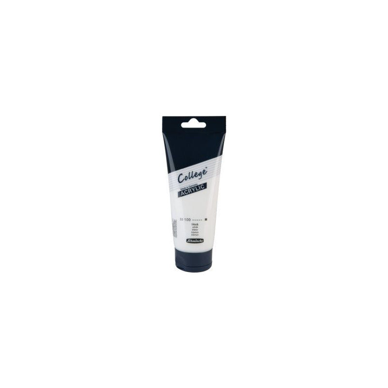 Acrylic Paint Schmincke College Acrylic 100 White – 200 ml