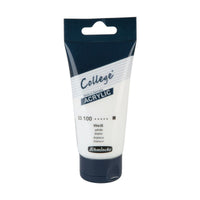 Acrylic paint Schmincke College Acrylic 75 ml – 100 White