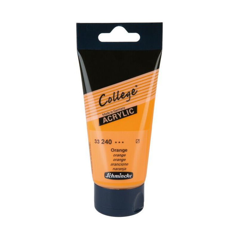 Acrylic paint Schmincke College Acrylic 75 ml – 240 Orange