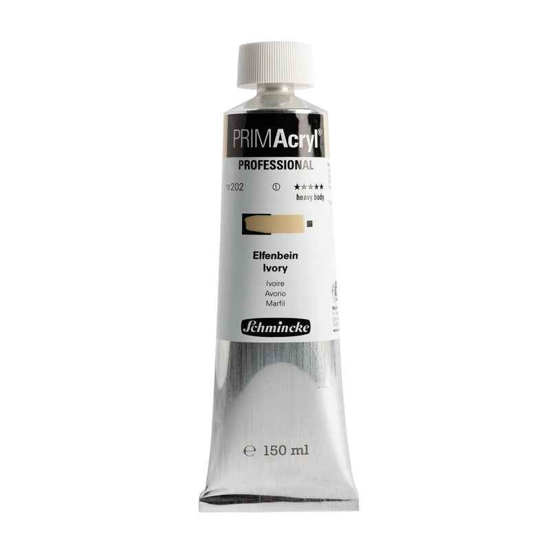 Acrylic Paint Schmincke PRIMAcryl Professional 150 ml – 202 Ivory