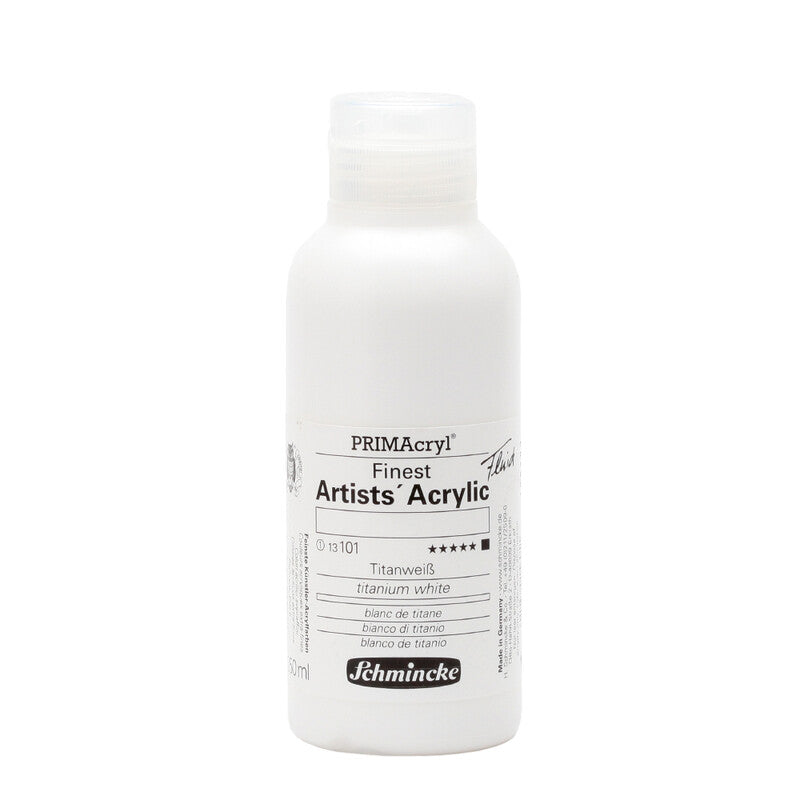 Acrylic Paint Schmincke PRIMAcryl Professional 250 ml – 101 Titanium white fluid