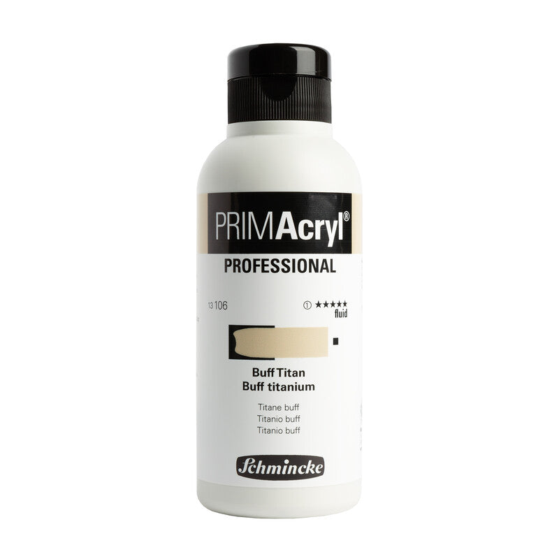Acrylic Paint Schmincke PRIMAcryl Professional 250 ml – 106 Buff titanium fluid