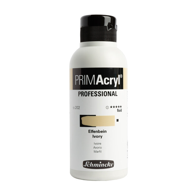 Acrylic Paint Schmincke PRIMAcryl Professional 250 ml – 202 Ivory fluid