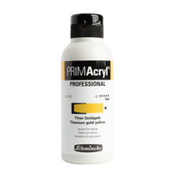 Acrylic Paint Schmincke PRIMAcryl Professional 250 ml – 235 Titanium gold yellow fluid