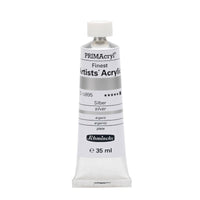 Acrylic Paint Schmincke PRIMAcryl Professional 35 ml – 895 Silver